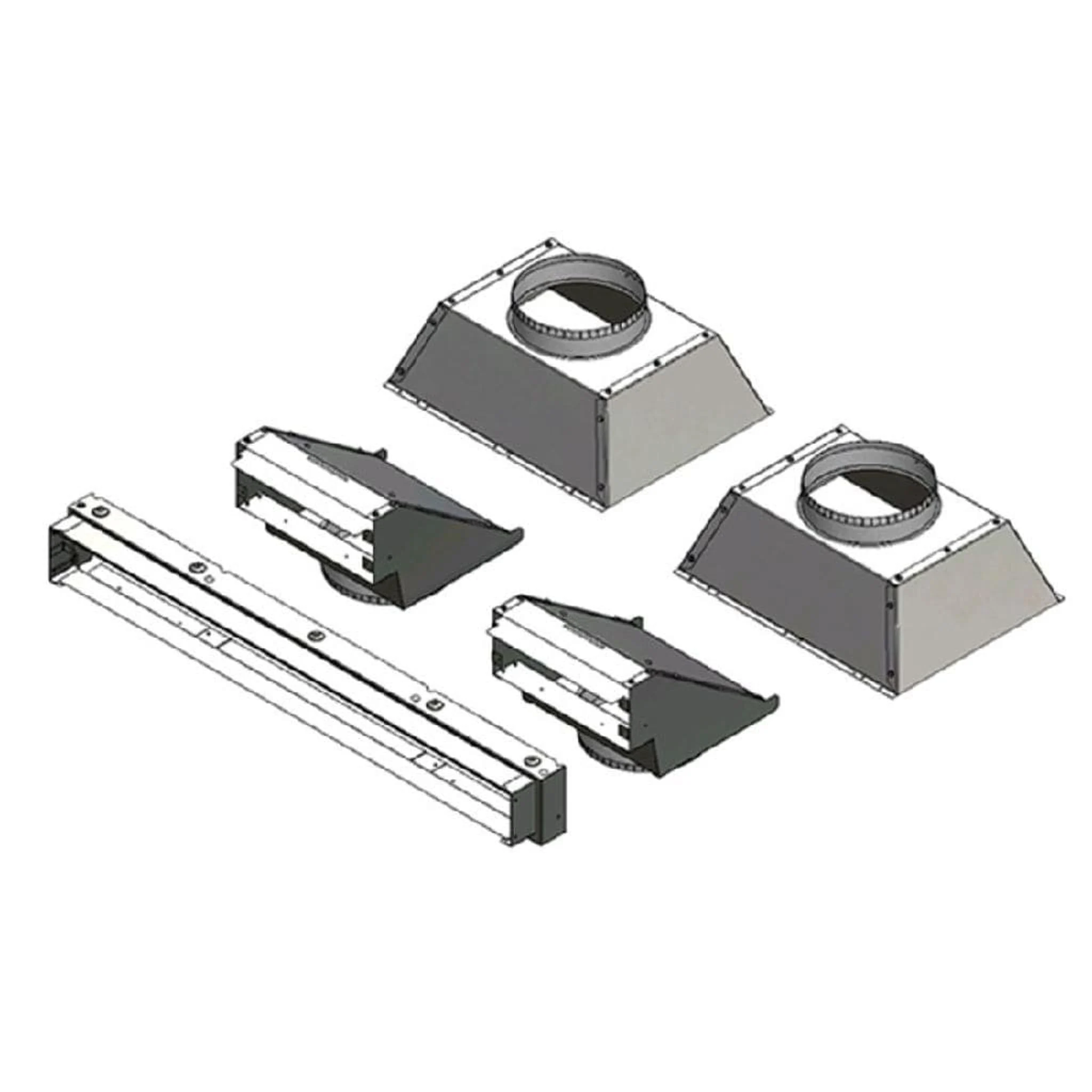 Napoleon Ducted Heat Management Front Discharge Kit for 62/74" Direct Vent Fireplaces