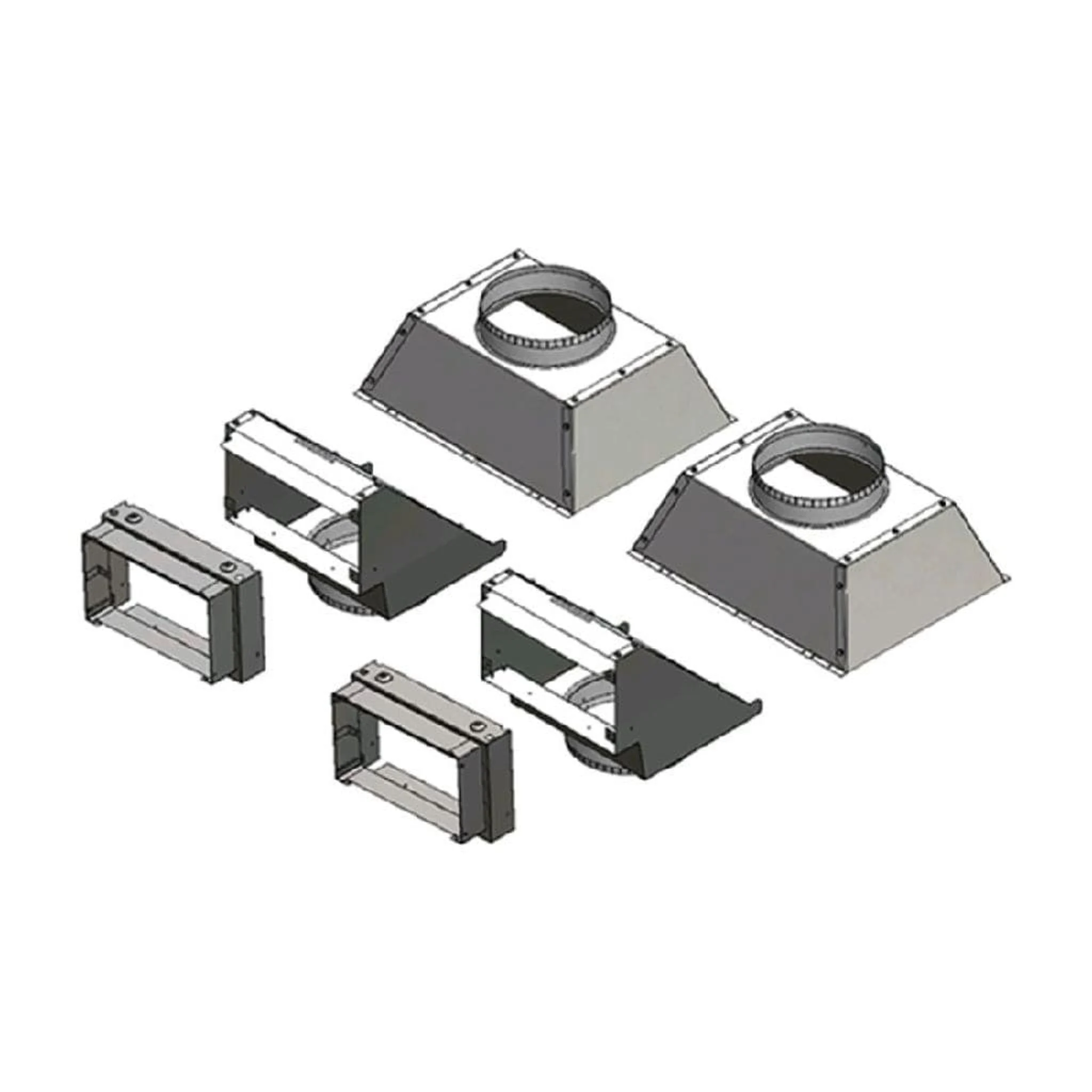Napoleon Ducted Heat Management Side Discharge Kit for 62/74" Direct Vent Fireplaces