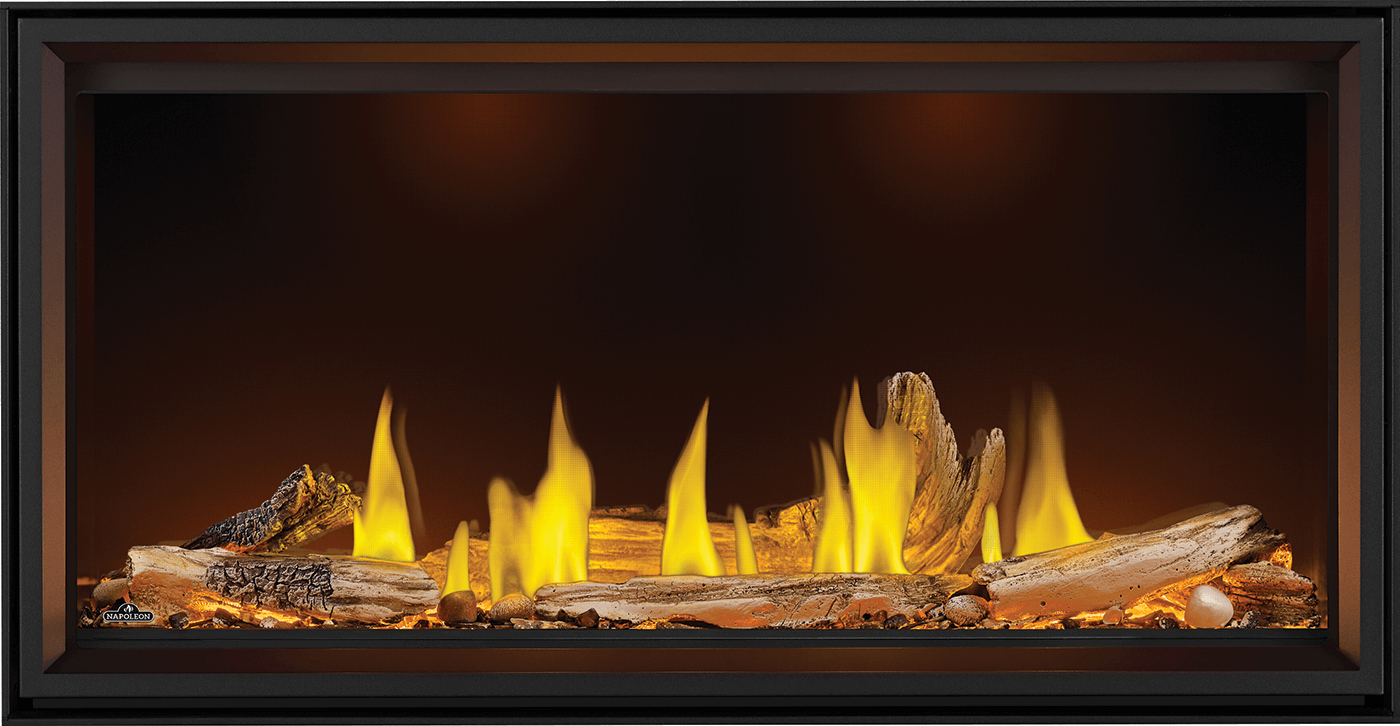 Napoleon Tall Linear Vector 50" Single Sided Direct Vent Natural Gas Fireplace