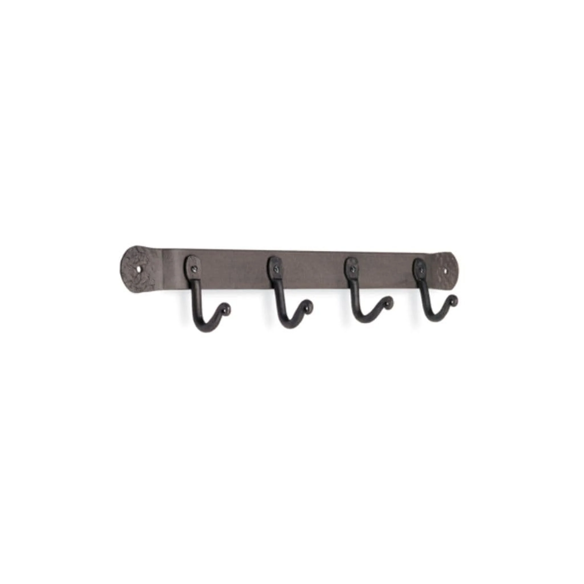 Pilgrim 17″ Vintage Iron Hand-Forged Four-Hook Bracket
