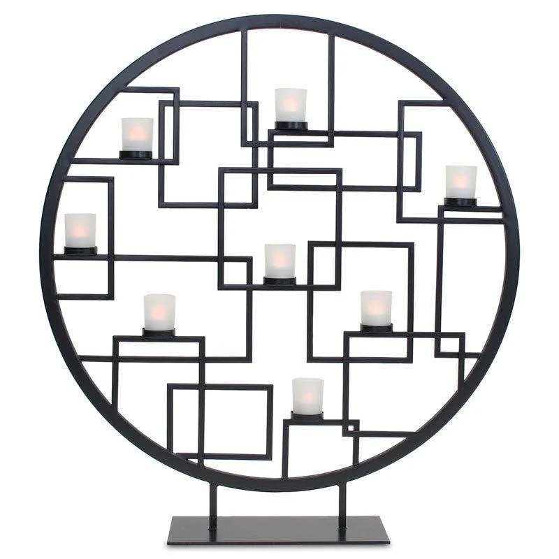 Pilgrim 31" Black Reflections Tea Light Summer Screen