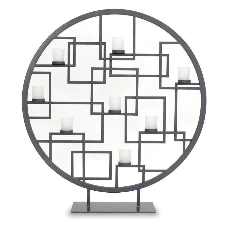 Pilgrim 31" Natural Iron Reflections Tea Light Summer Screen