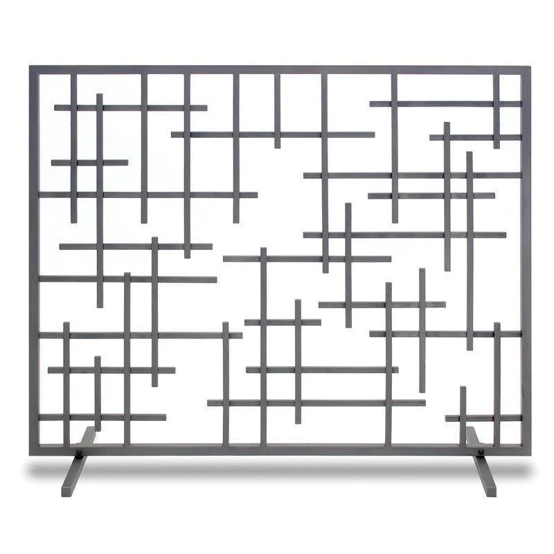 Pilgrim Contemporary 39" Natural Iron Summer Screen Without Mesh
