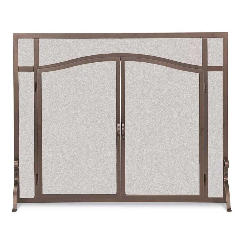 Pilgrim FGNDA Series 44" Burnished Bronze Forged Iron Door Screen