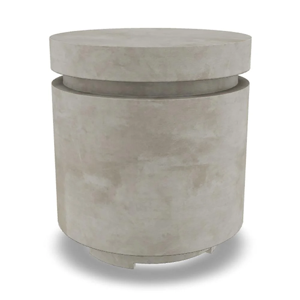 Prism Hardscapes Mod 20" Natural Round Concrete Propane Tank Enclosure