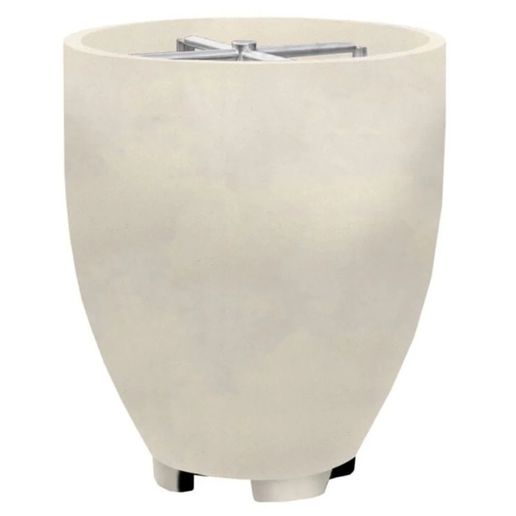 Prism Hardscapes Pentola 1 24" Coastal Round Concrete Natural Gas Fire Pit Bowl