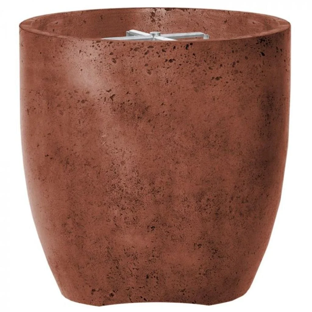 Prism Hardscapes Pentola 2 24" Cafe Round Concrete Propane Gas Fire Pit Bowl
