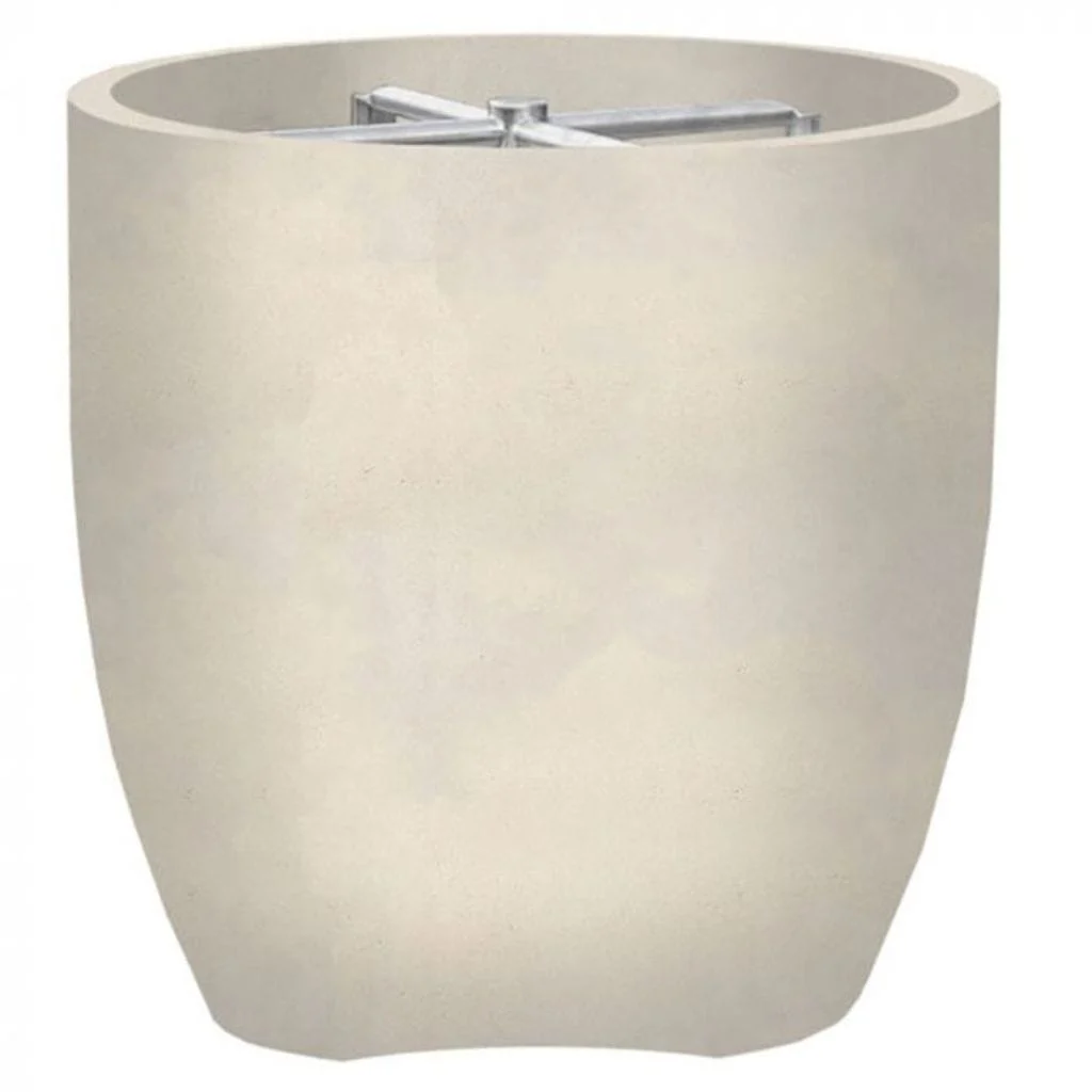 Prism Hardscapes Pentola 2 24" Coastal Round Concrete Natural Gas Fire Pit Bowl