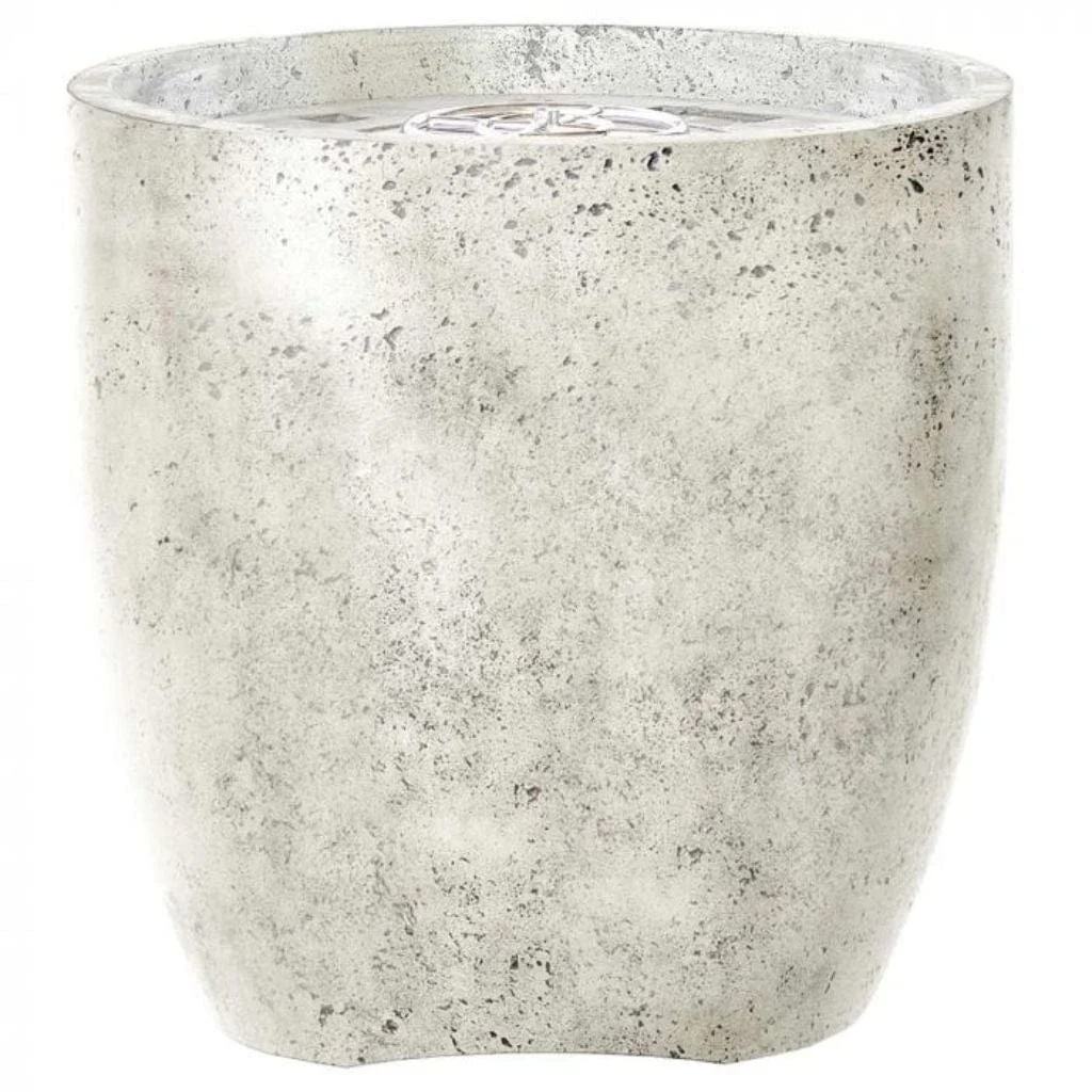 Prism Hardscapes Pentola 2 24" Natural Round Concrete Natural Gas Fire Pit Bowl
