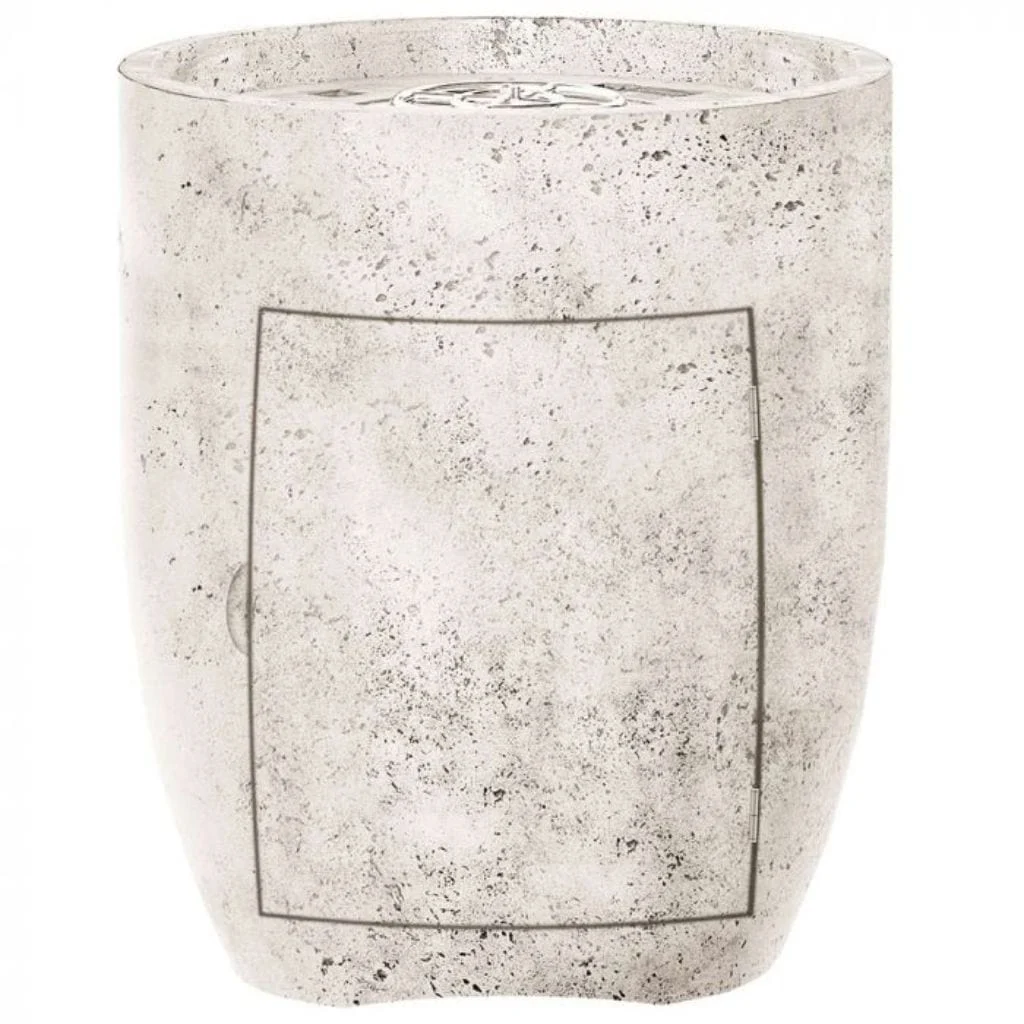 Prism Hardscapes Pentola 3 24" Natural Round Concrete Propane Gas Fire Pit Bowl