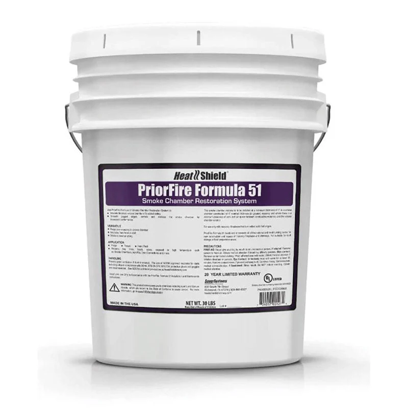 Saver Systems HeatShield PriorFire Formula 51 Smoke Chamber Restoration System