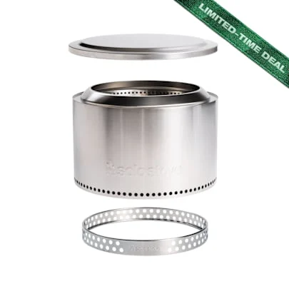 Solo Stove Yukon Stainless Steel Firepit Essential Bundle 2.0