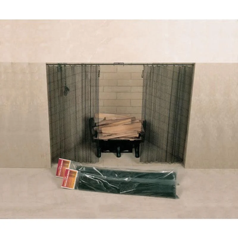 Taizhou Jiurui Woodfield 48" x 21" Hanging Fireplace Spark & Ember Screen