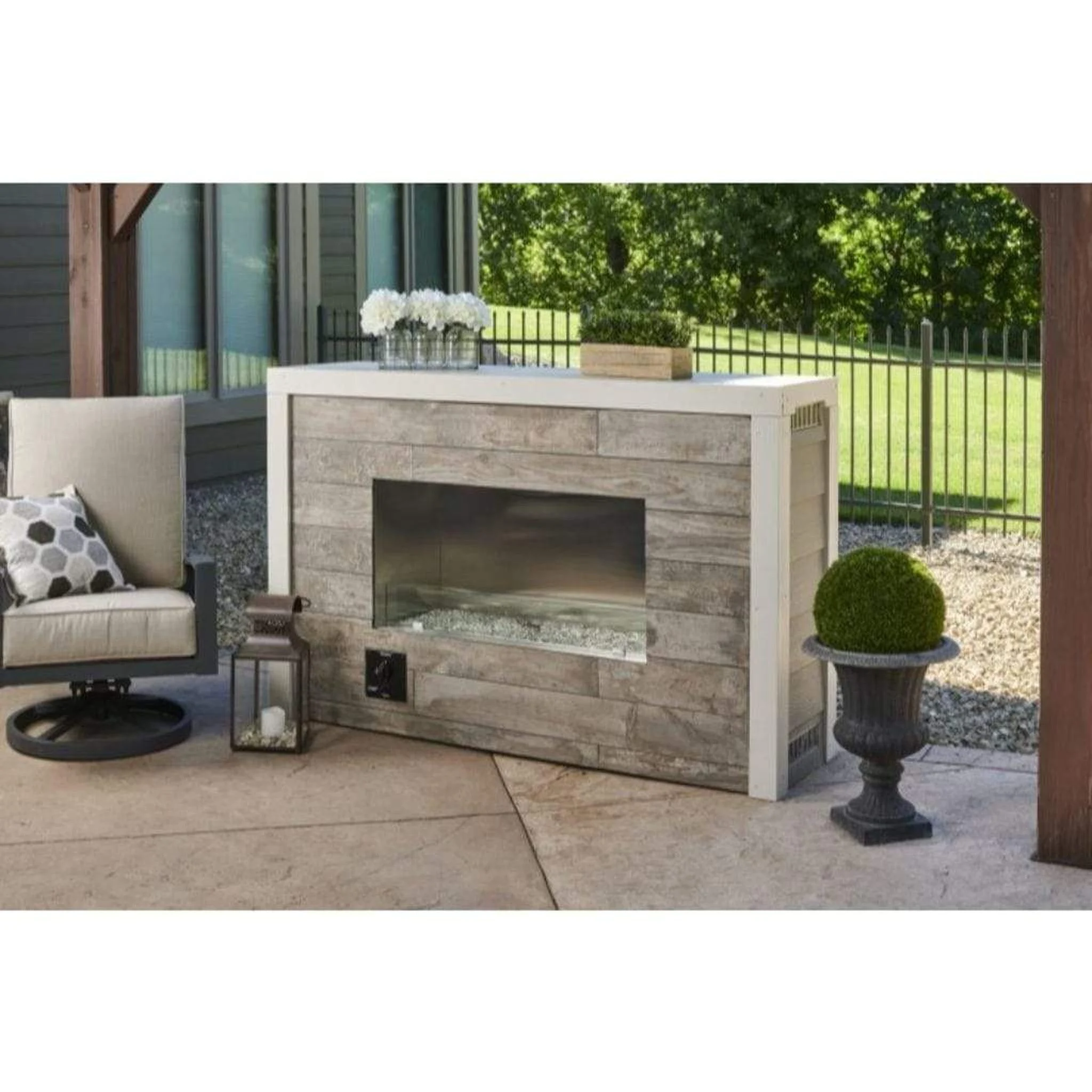 The Outdoor GreatRoom Company 60" Direct Spark Ignition Single Sided Ready To Finish Gas Fireplace
