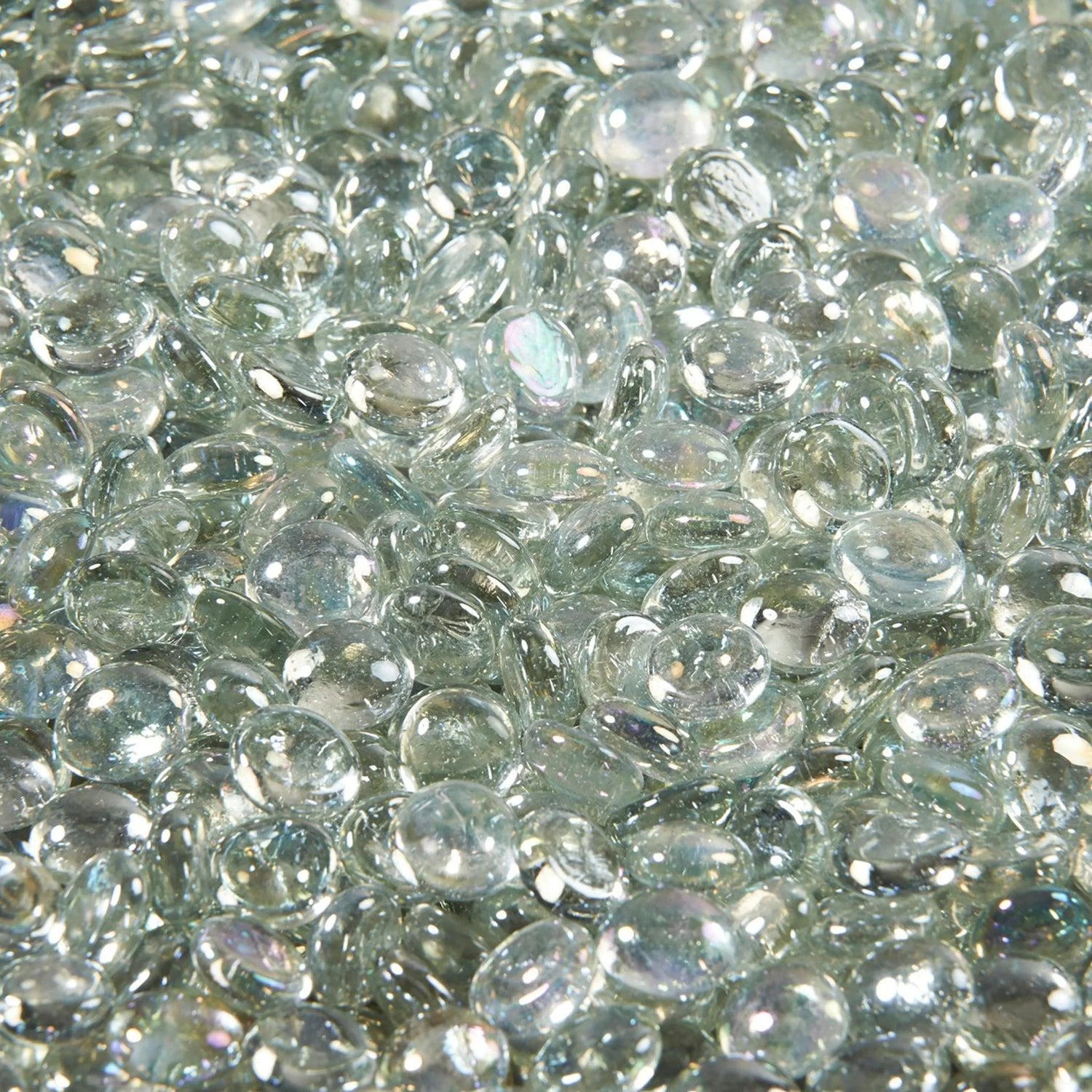 The Outdoor GreatRoom Company Clear Reflective Tempered Fire Glass Gems - 5 lb kit