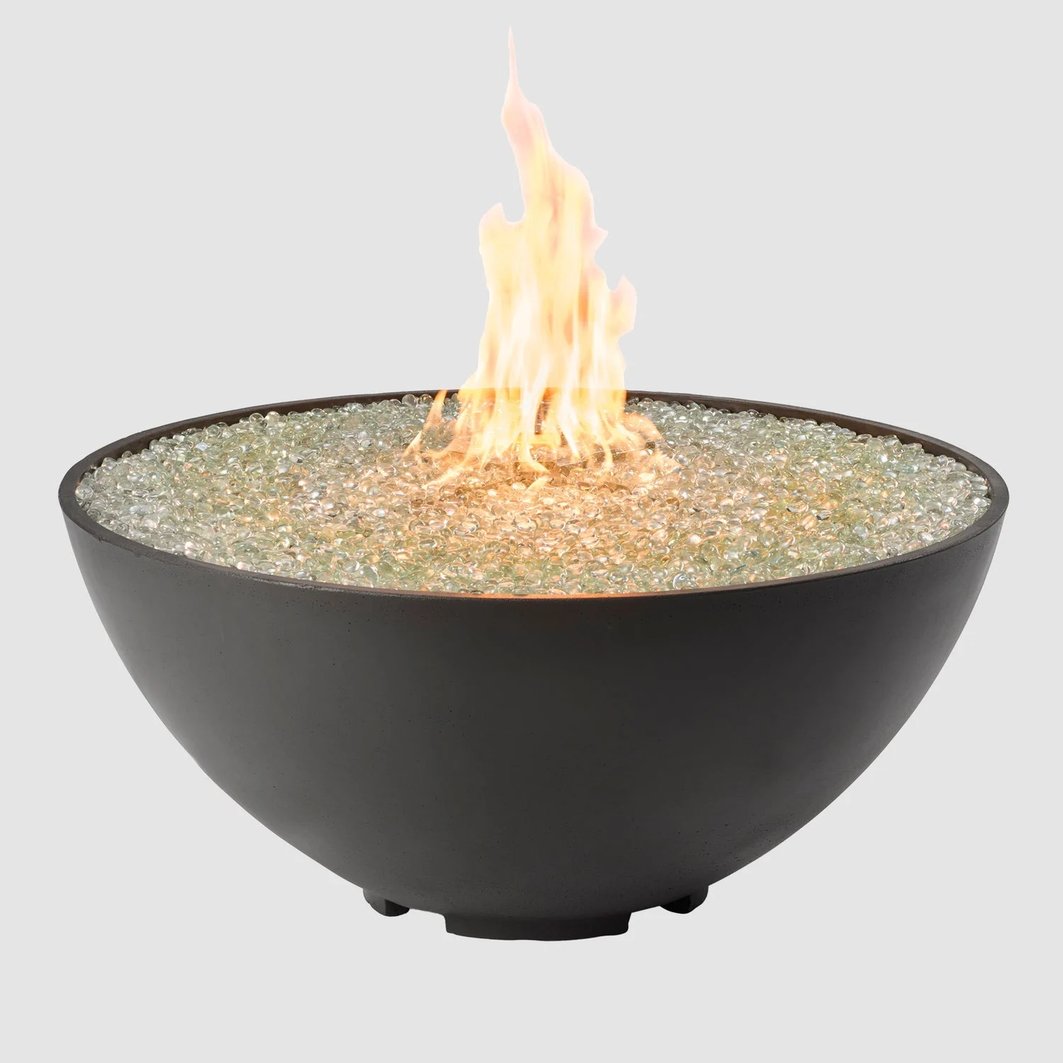 The Outdoor GreatRoom Company Cove Edge 42" Midnight Mist Gas Fire Pit Bowl