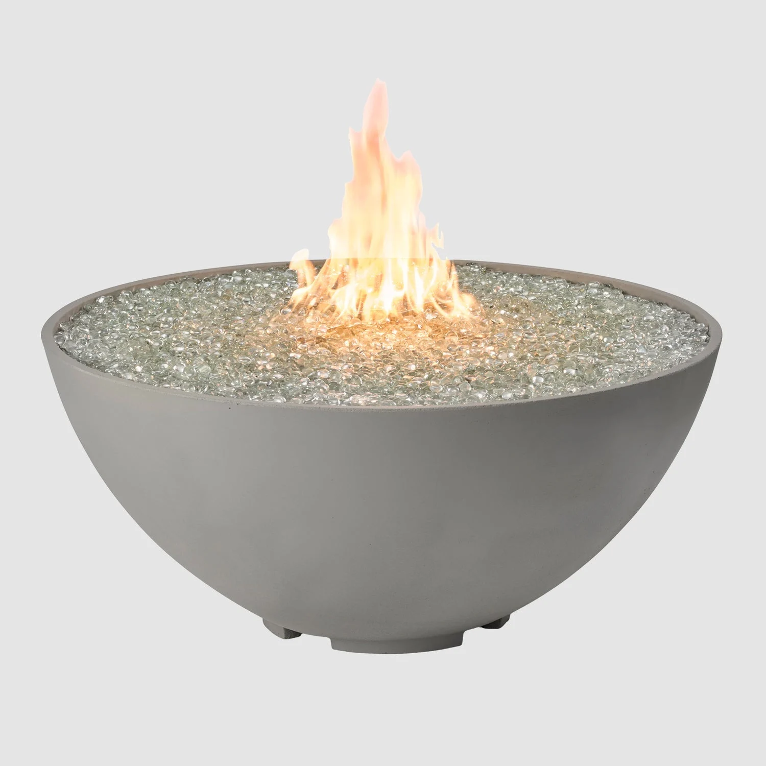 The Outdoor GreatRoom Company Cove Edge 42" Natural Grey Gas Fire Pit Bowl