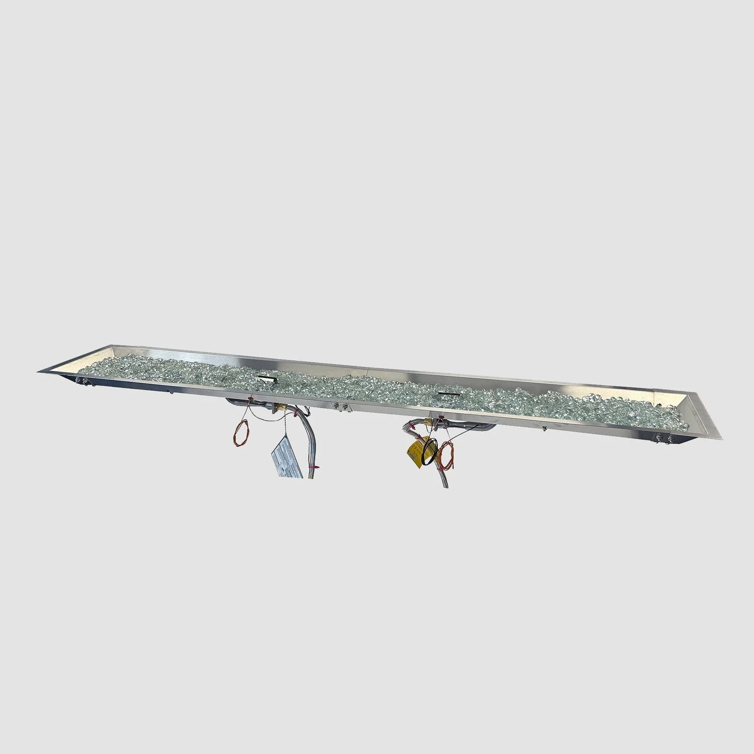 The Outdoor GreatRoom Company Crystal Fire 12" x 72" Linear Gas Burner
