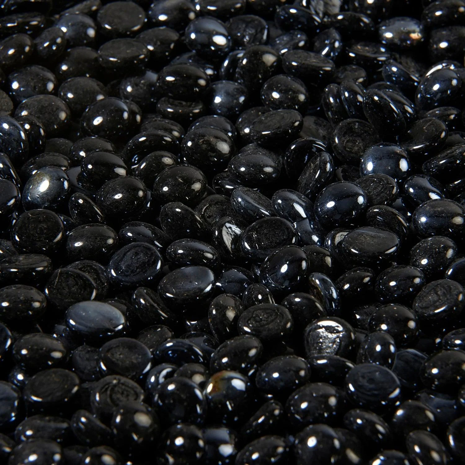 The Outdoor GreatRoom Company Onyx Reflective Tempered Fire Glass Gems - 5 lb kit