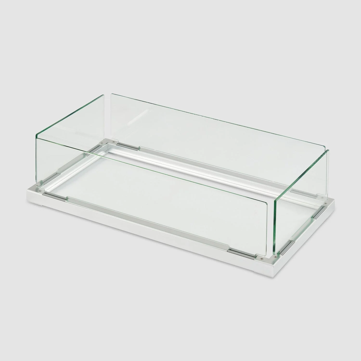 The Outdoor GreatRoom Company Rectangular Folding Glass Wind Guard