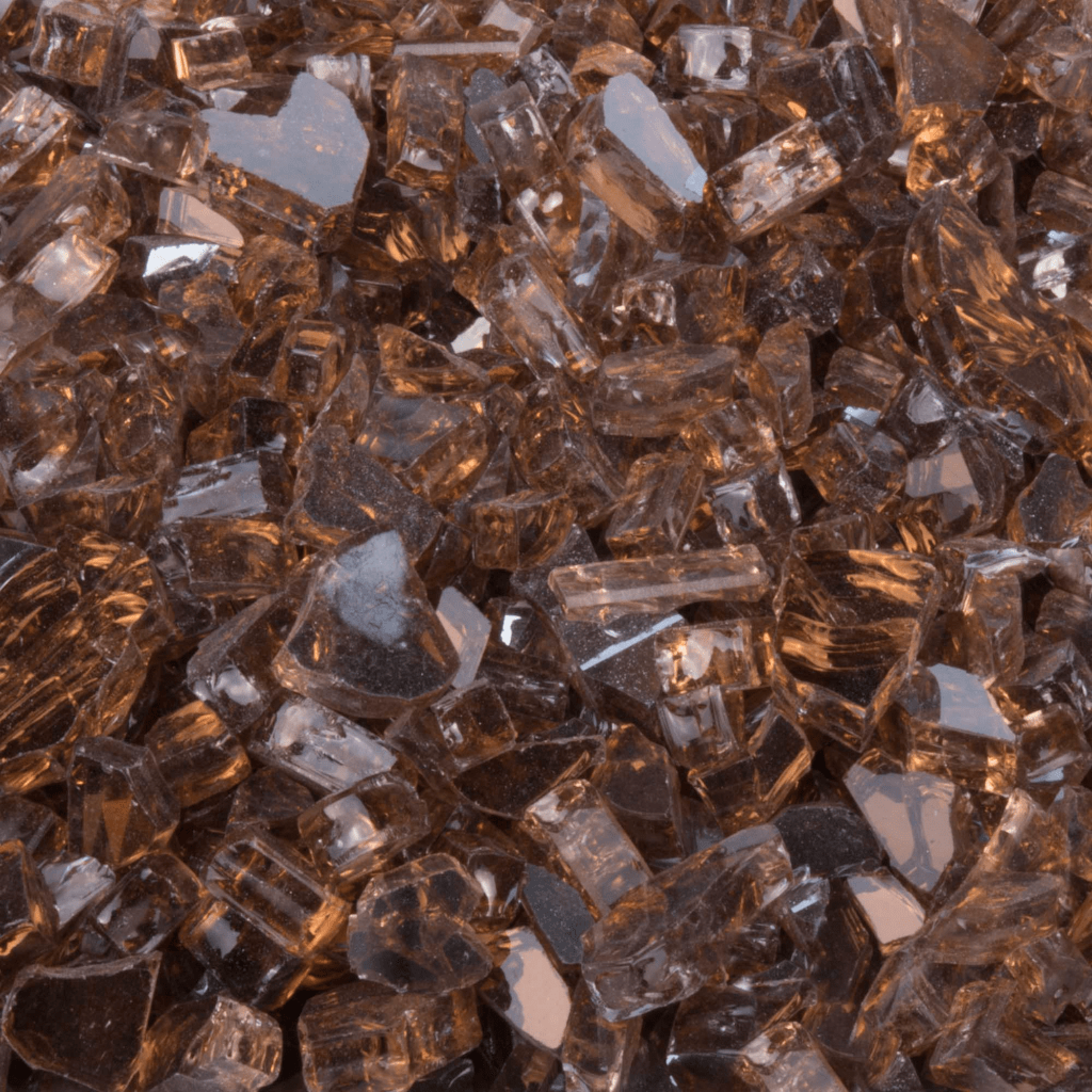 The Outdoor Plus 50 Lbs. Copper Reflective Fire Glass Media