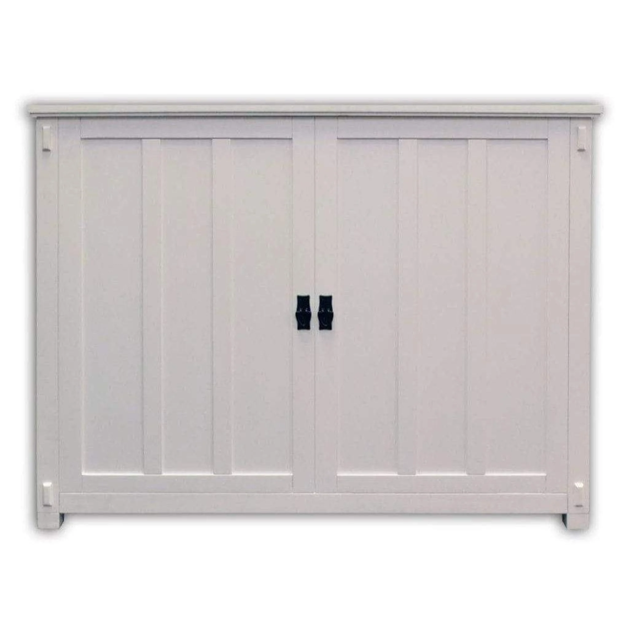 Touchstone Elevate White Mission Style Smart TV Lift Cabinet for 50" Flat Screen TVs With SRV TV Lift w/Swivel