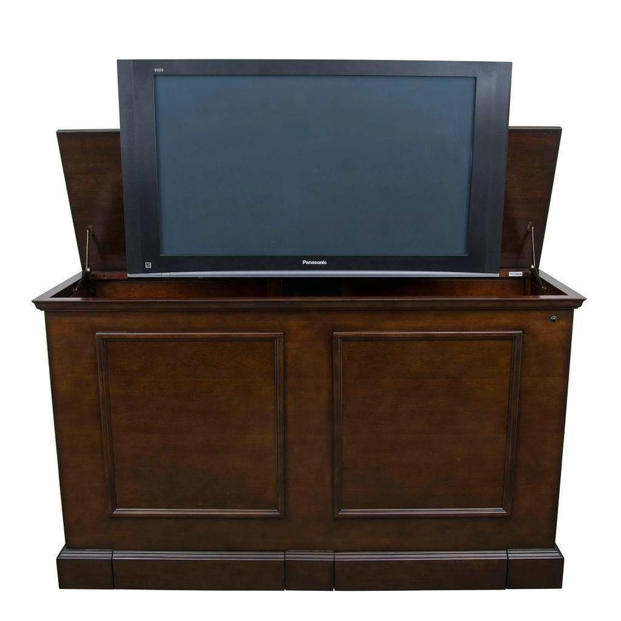 Touchstone Grand Elevate Espresso Smart TV Lift Cabinet for 65" Flat Screen TVs With Whisper Lift II Pro w/Swivel