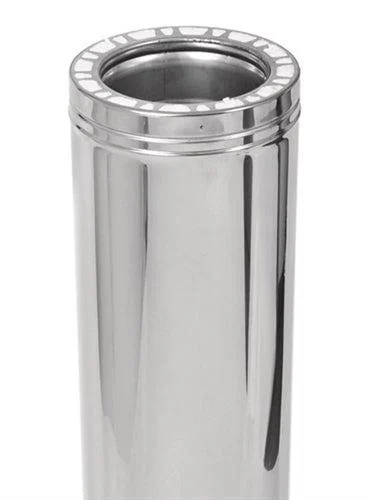 Ventis Class-A 8" x 36" 304L Inner/430 Outer All Fuel Chimney Pipe (VA304-0836)