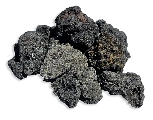 Warming Trends 1" to 1.5" Black Lava Rock (1 Bag)